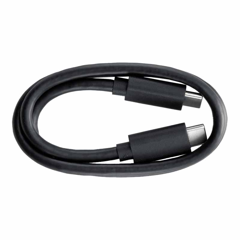 Kabel USB-C do USB-C na białym tle